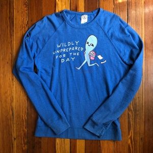 Strange Planet Cartoon pullover